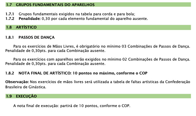 Mirim — Regras Gerais (parte 2)